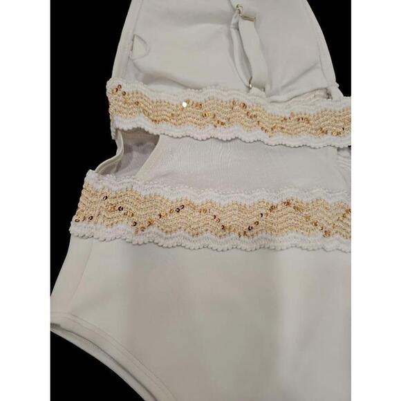 NWOT River Island High Opex One-Piece Swimsuit Size 12 - Picture 8 of 9